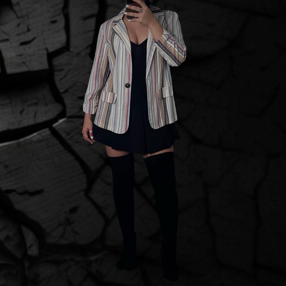 Soho Multicolor Striped Blazer
